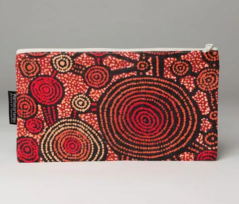 Indigenous Artists Cotton Zip Bag