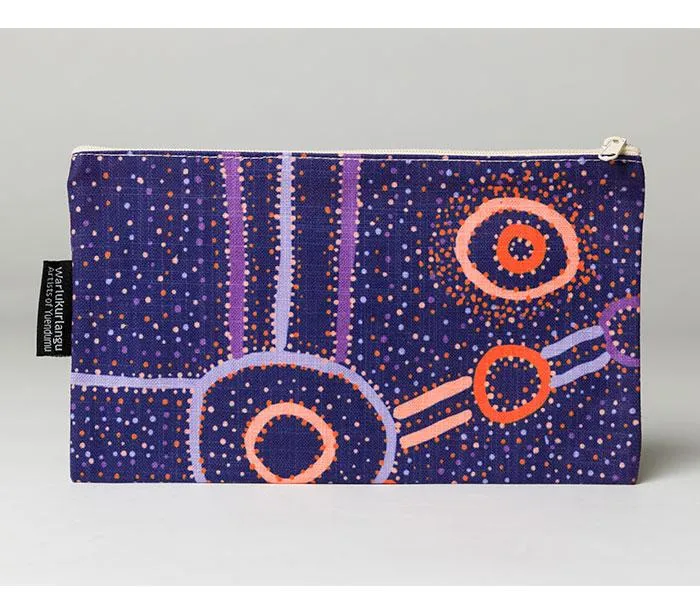 Indigenous Artists Cotton Zip Bag