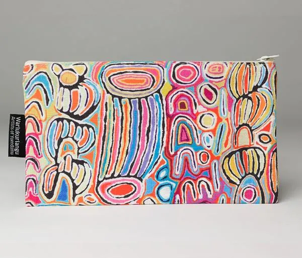 Indigenous Artists Cotton Zip Bag