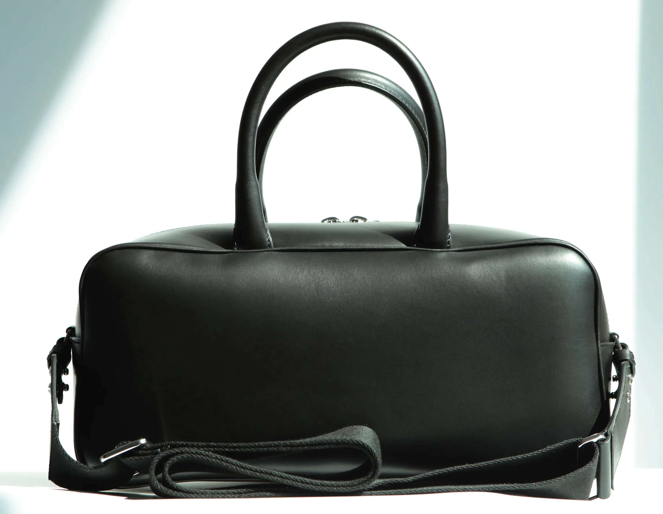 Ines Mini Carryall Bag in Smooth Italian Leather