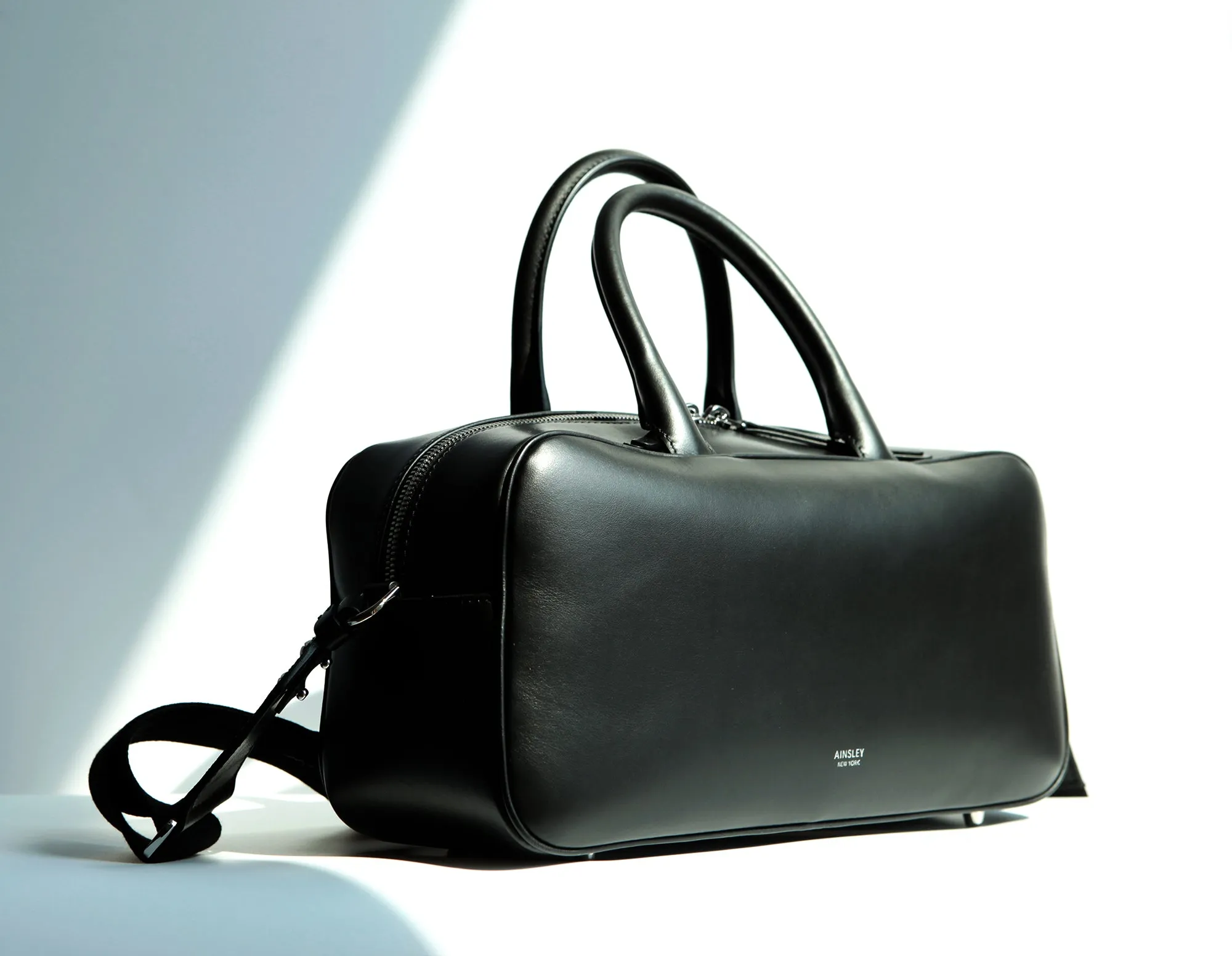 Ines Mini Carryall Bag in Smooth Italian Leather