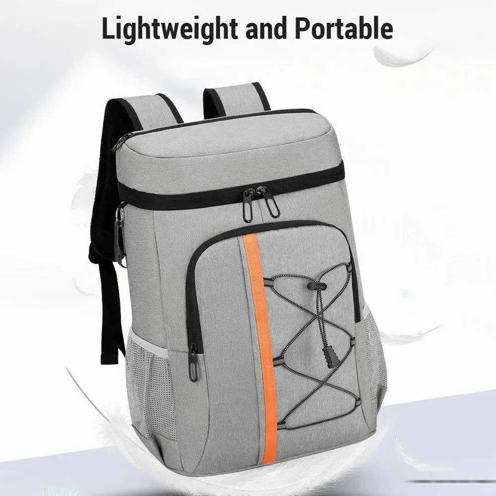 Insulated Cooler Backpack Aluminum Foil Thermal Backpack Picnic Cooler Bag for Outdoor Picnic Bags Camping Supplies