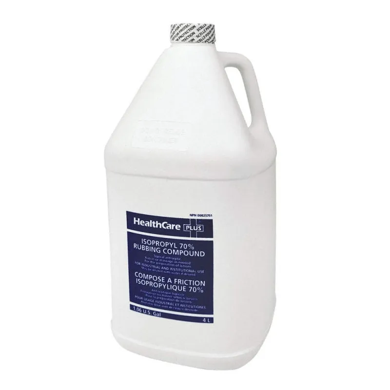 Isopropyl alcohol, 70% (250ML, 500ML, or 4L)