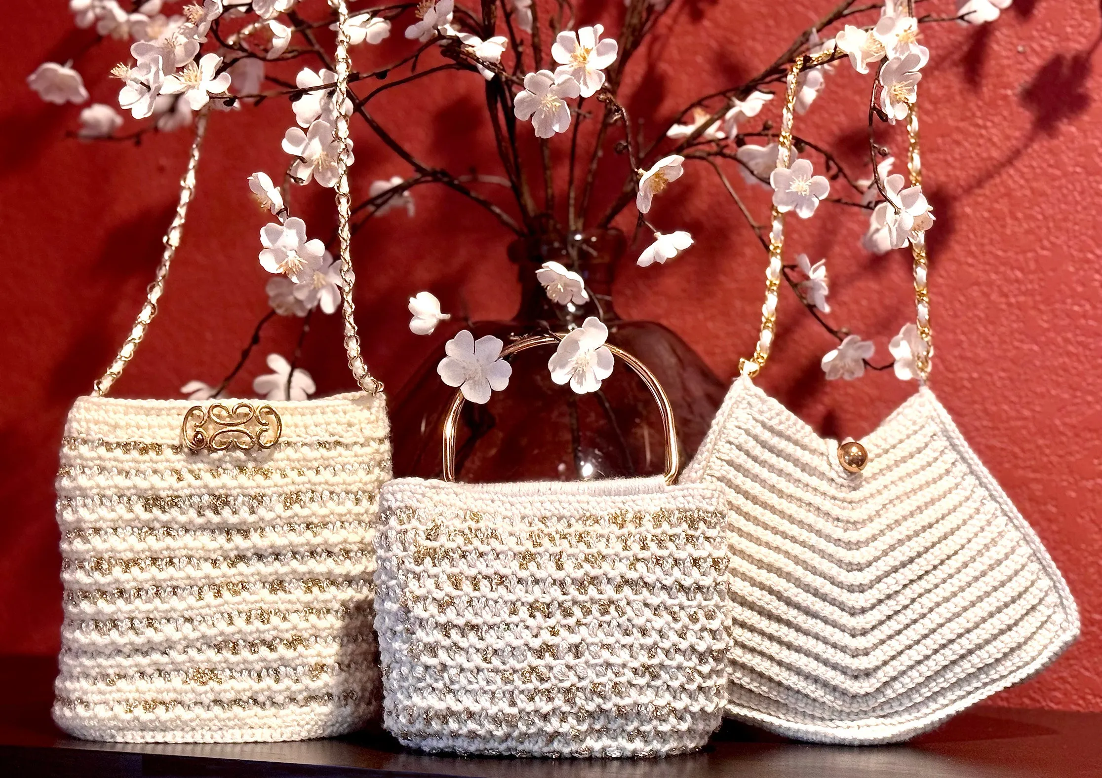 Ivoire D'Or - Vintage Crochet Bags