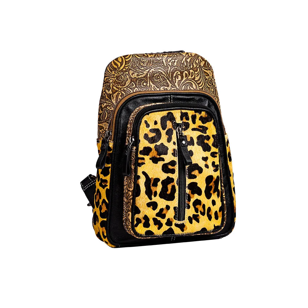 Jaguar Trail Hand-tooled Fanny Pack Bag