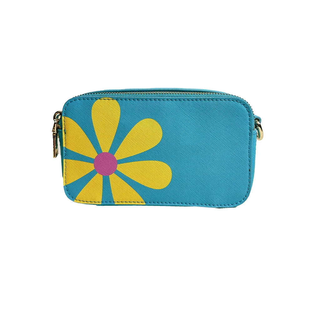 Jamie Flower Camera Bag w/Interchangeable Bag Strap