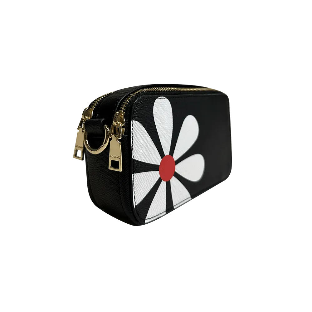 Jamie Flower Camera Bag w/Interchangeable Bag Strap