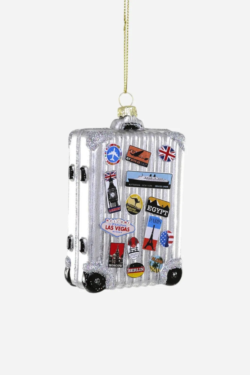 Jetsetter Suitcase Ornament