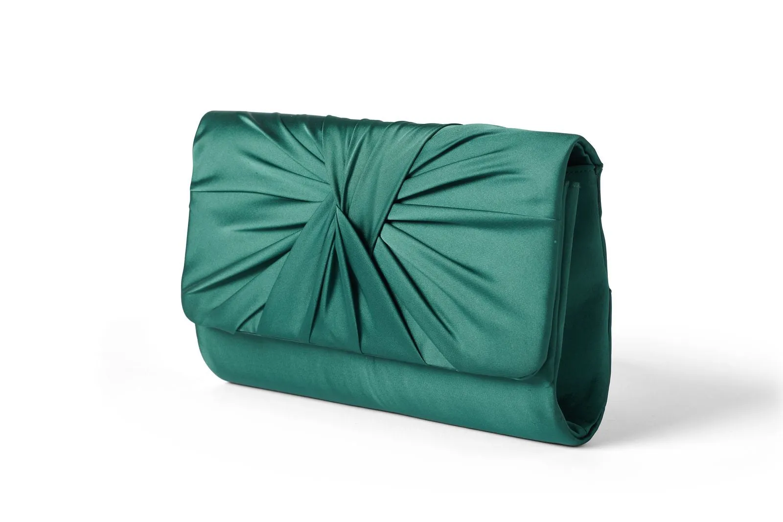 Katie Satin Classic Clutch Bag (9 Colours )