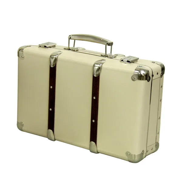 Kazeto Riveted Suitcase - Ivory