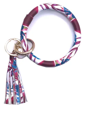 KC-8845 White Palm Key Chain Wristlet Key Chain