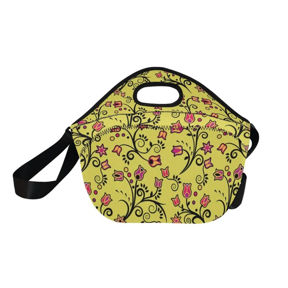 Key Lime Star Neoprene Lunch Bag/Large