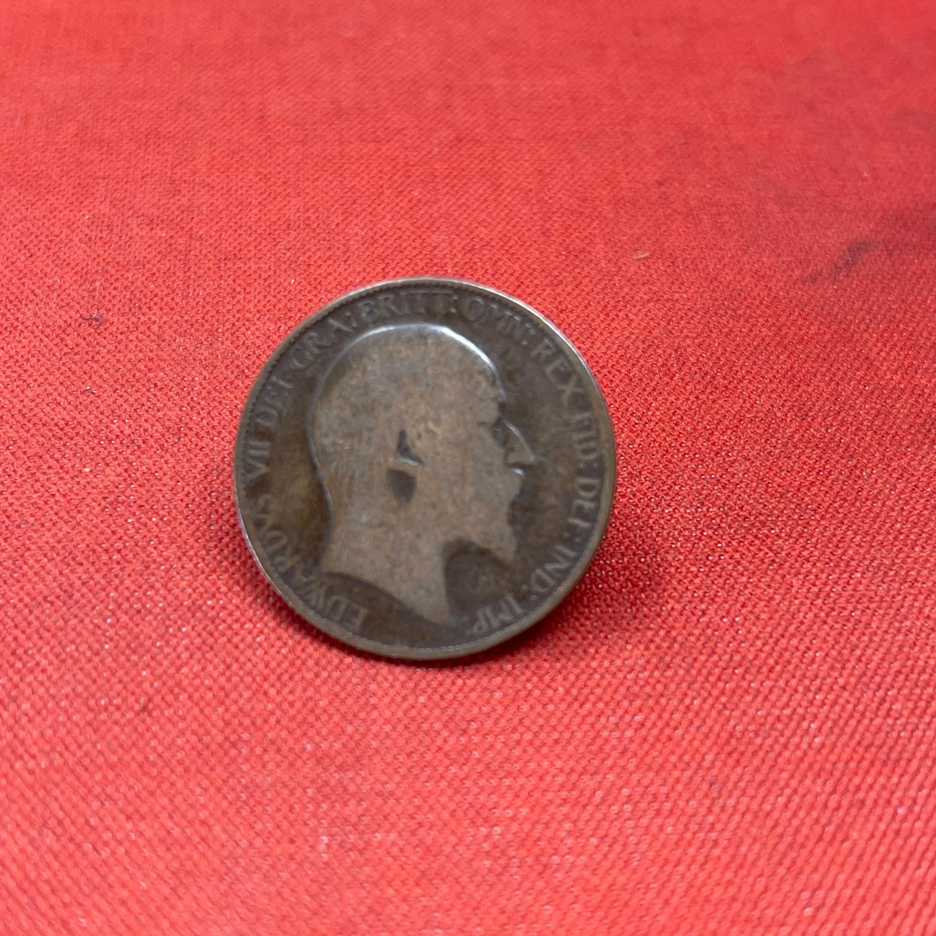 King Edward VII Half Penny Coin 1902