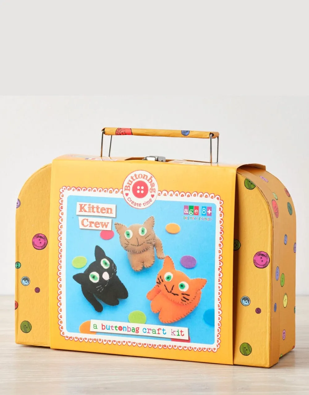 Kitten Crew Children's Sewing Kit, Buttonbag