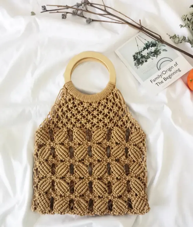 Knitted Square Handbag