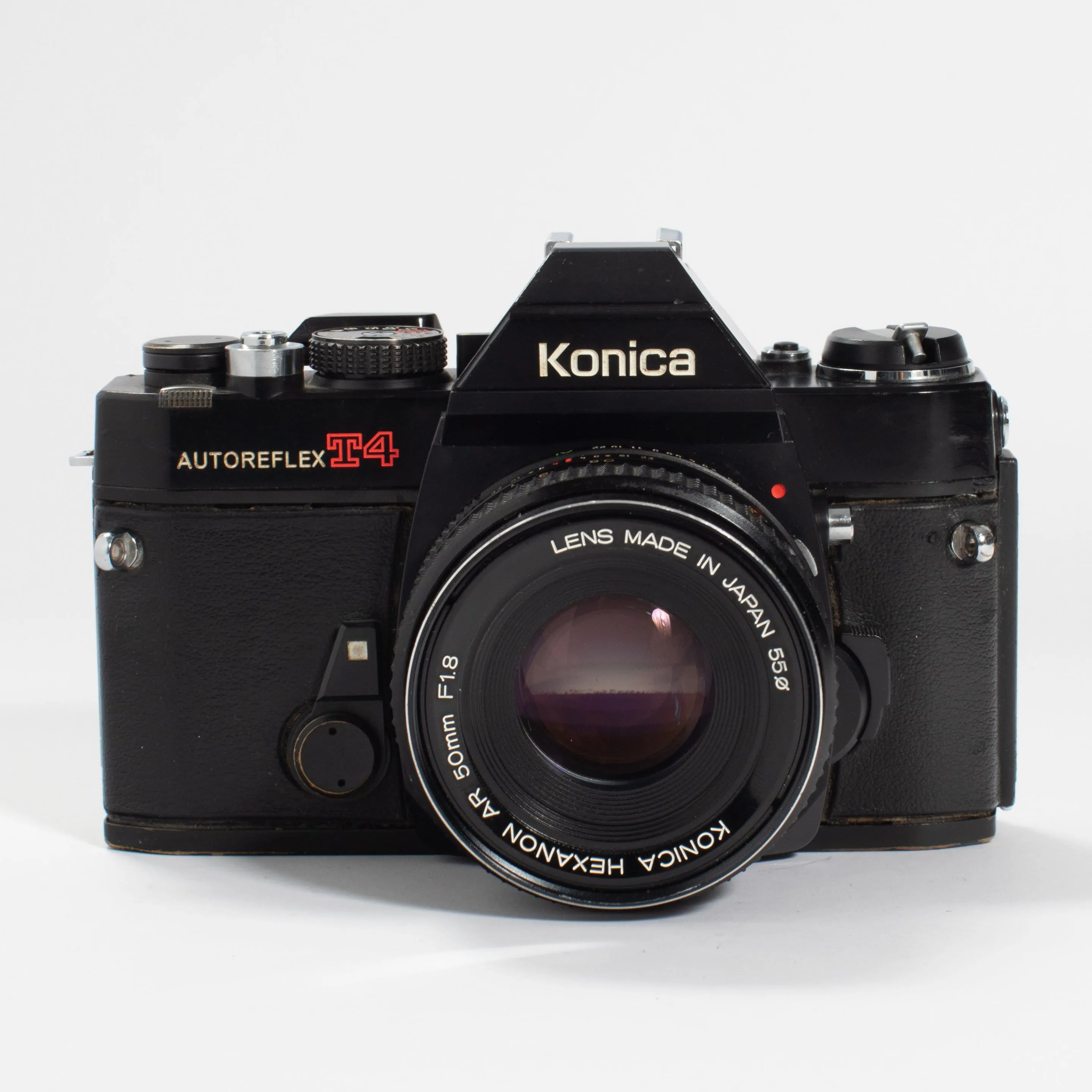 Konica Autoreflex T4 with 50mm f/1.8 & 28mm f/3.5 KIT