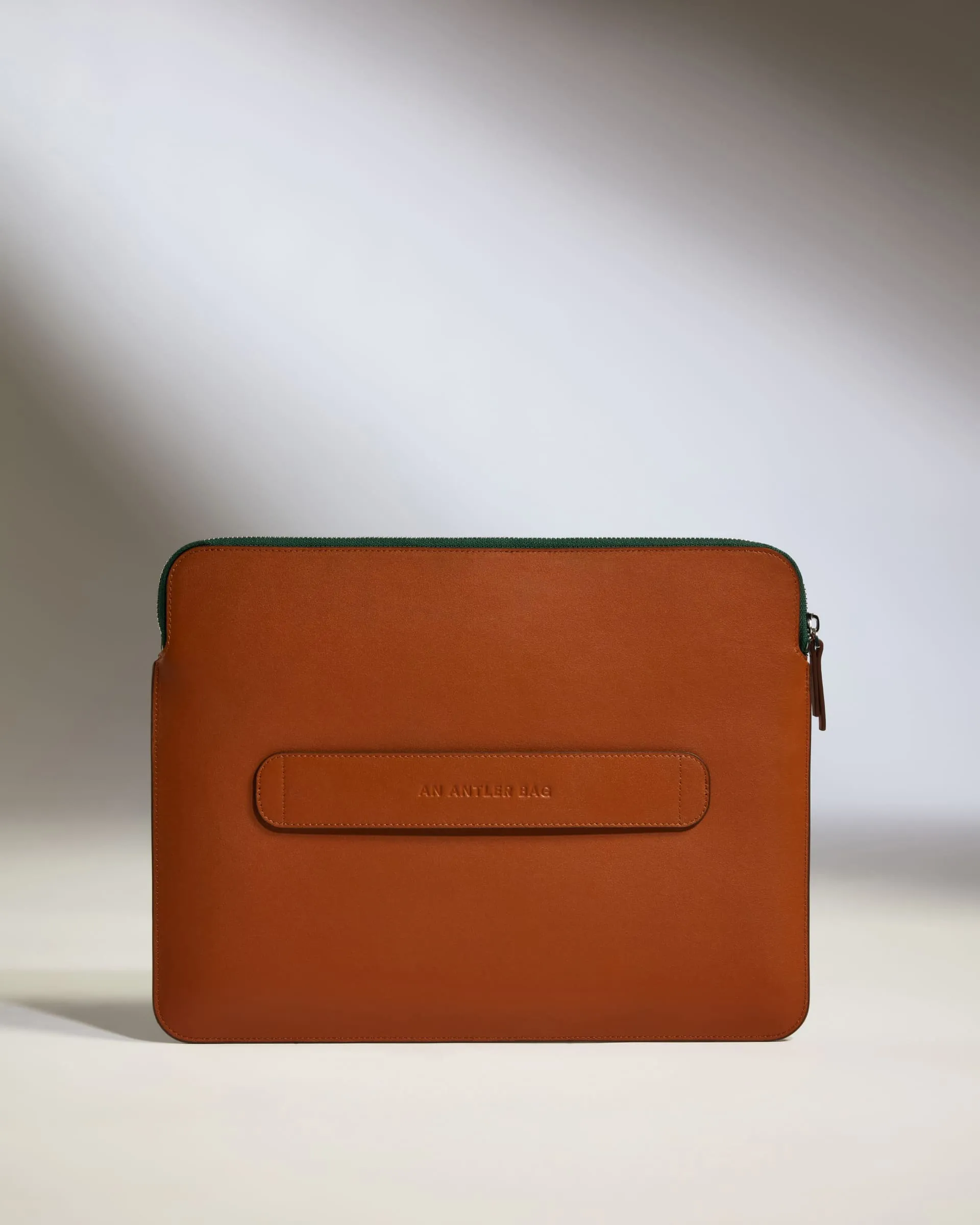 Laptop & Document Case in Tan Leather - 1914 Collection