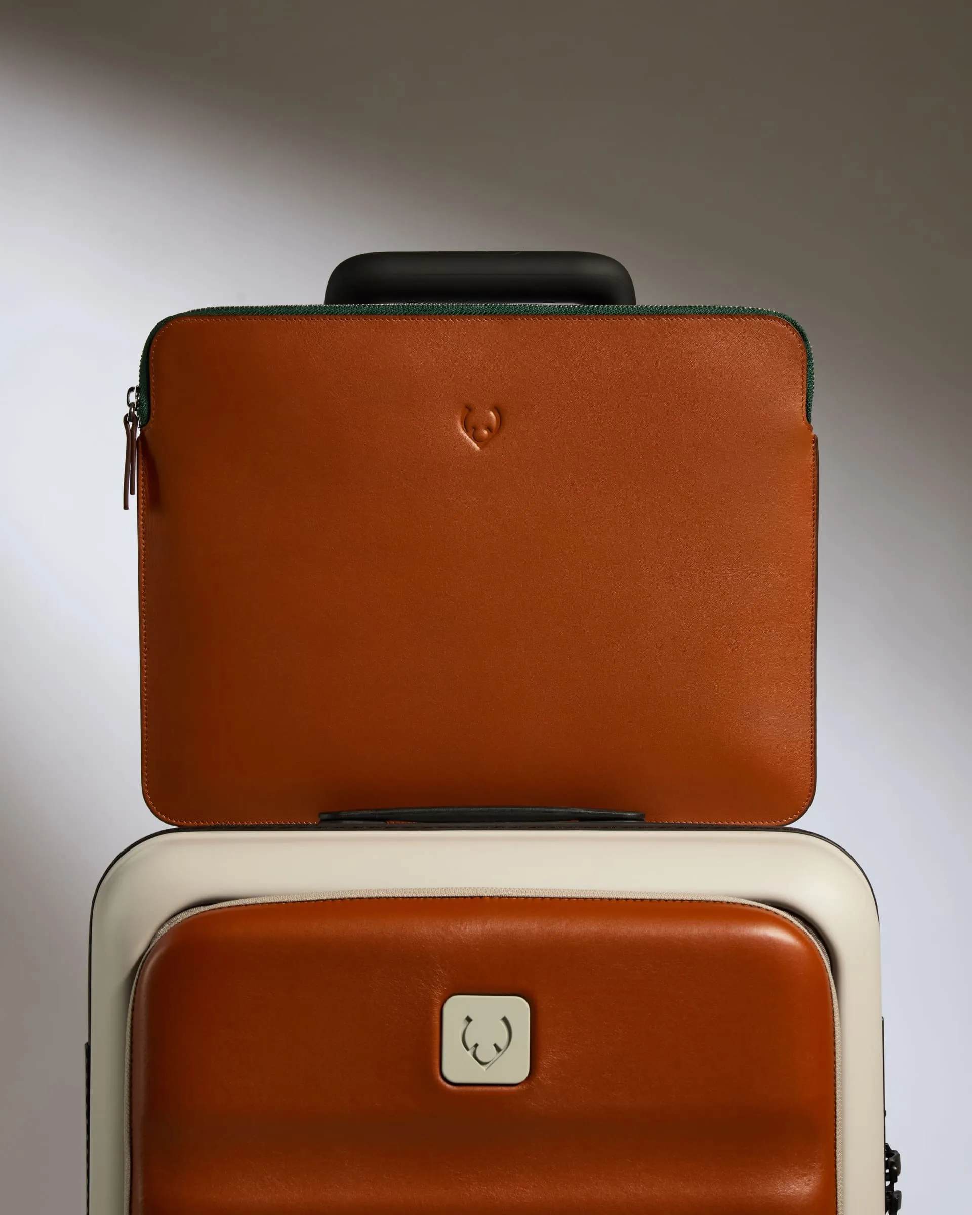 Laptop & Document Case in Tan Leather - 1914 Collection