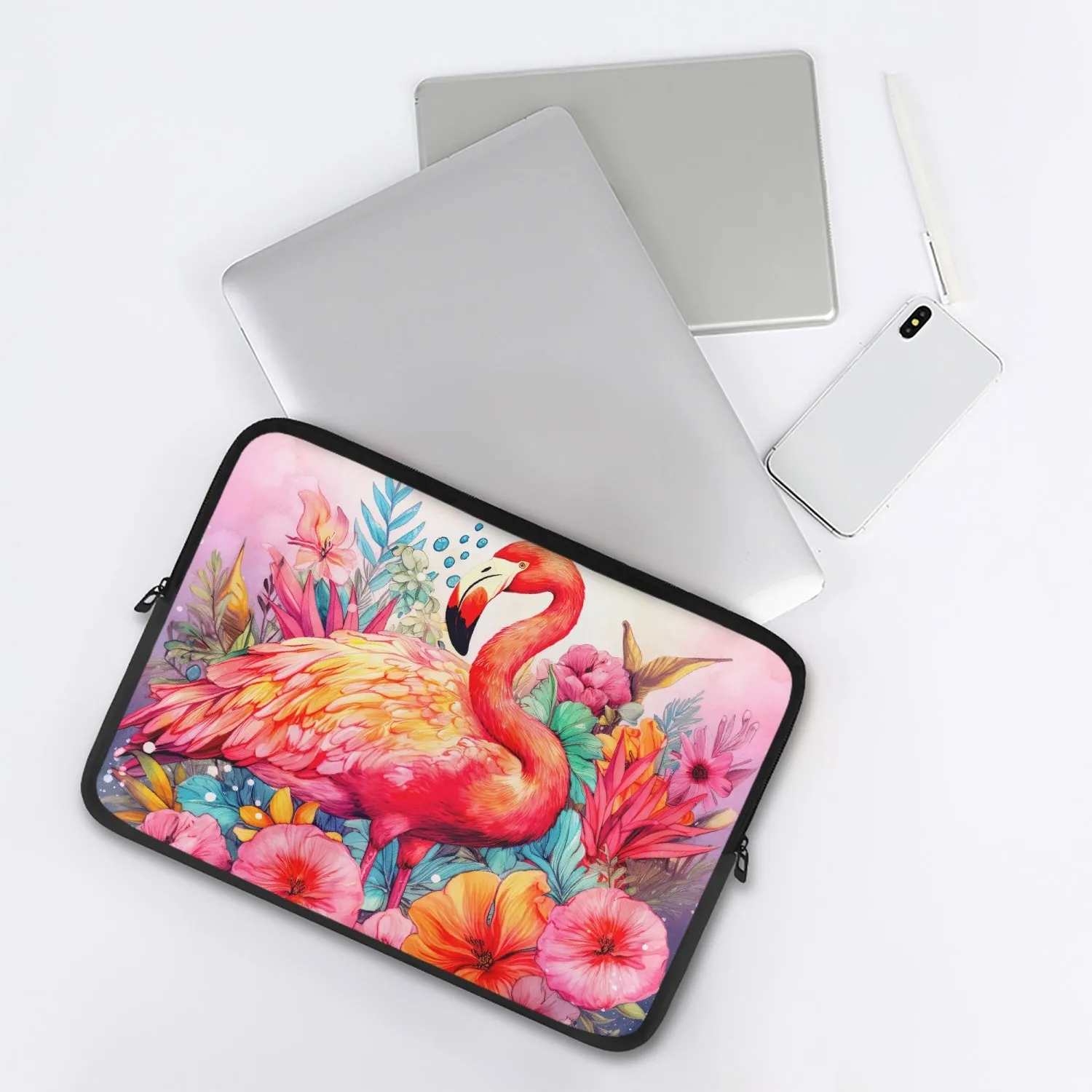 Laptop Sleeve - without handles - Flamingo