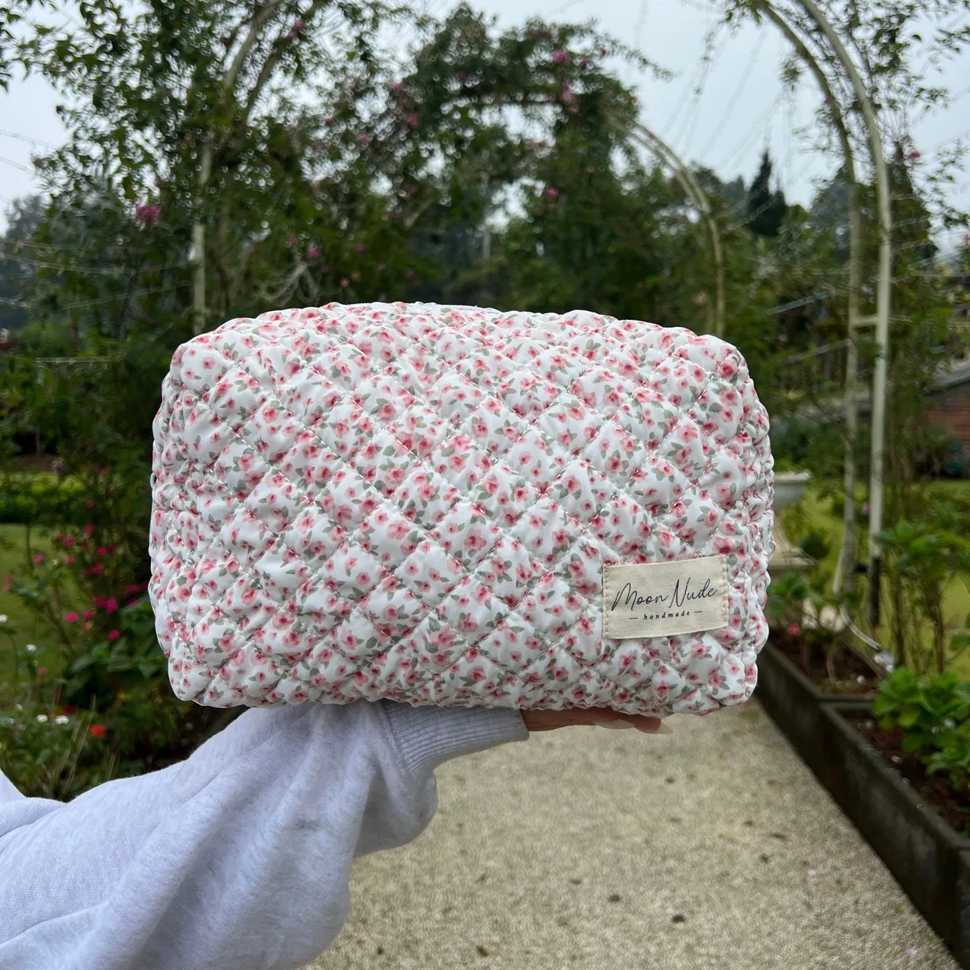 Large Cosmetic Bag - Peony