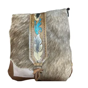 LARGE HANDBAG -  COWHIDE BOLSA CINCELADA