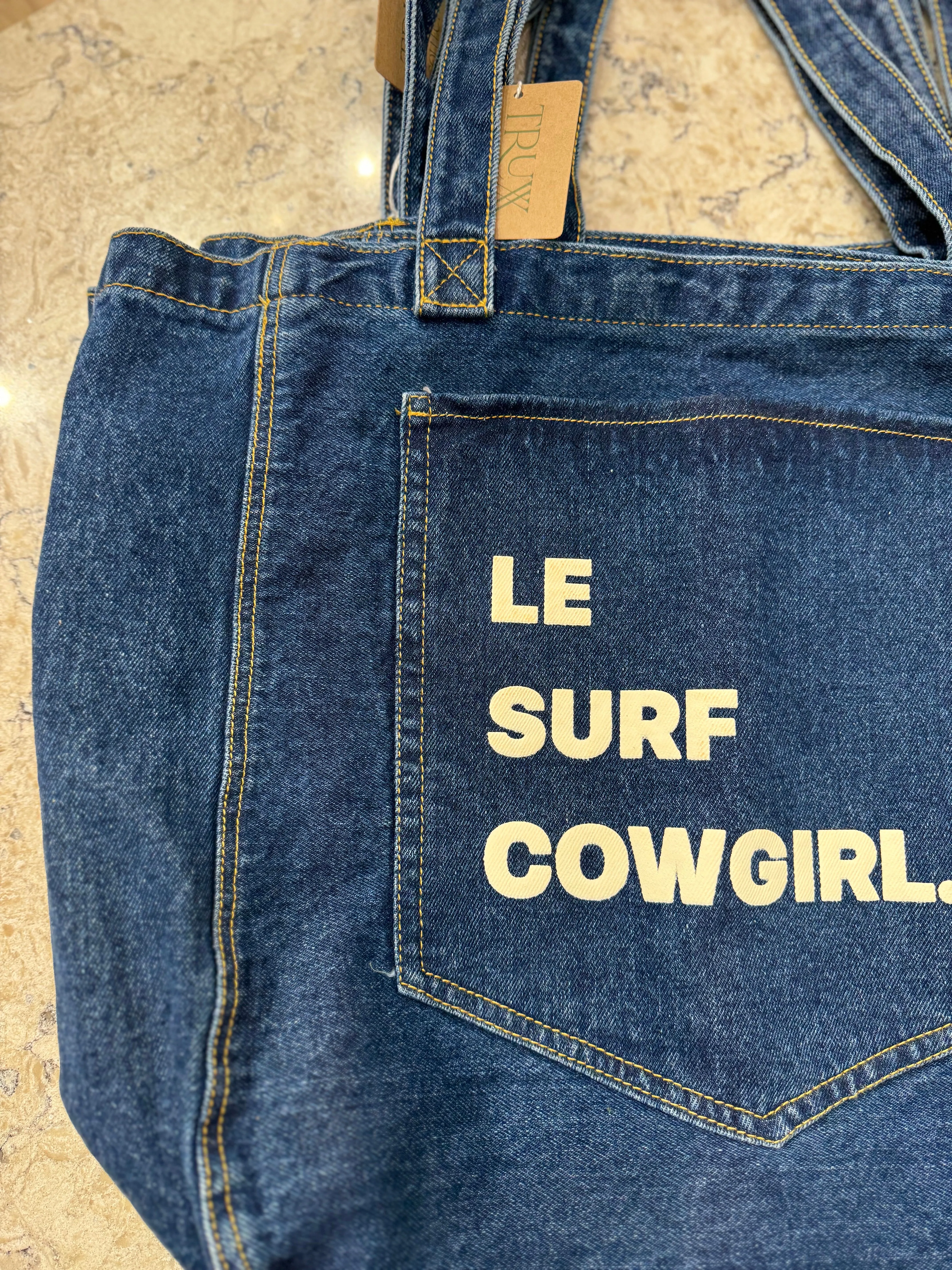 Le Surf Cowgirl Denim Tote