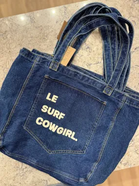 Le Surf Cowgirl Denim Tote