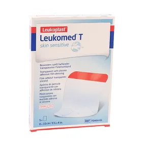 Leukomed T Sensitive Skin 8 x 15cm 5 Pack