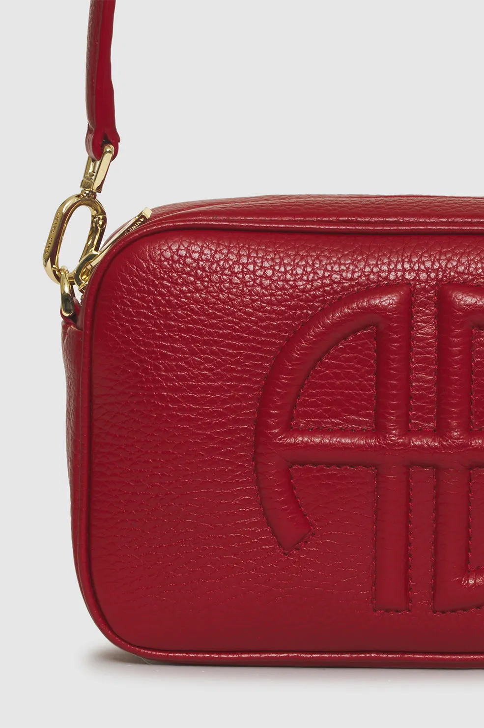 Lili Bag - Red Pebbled