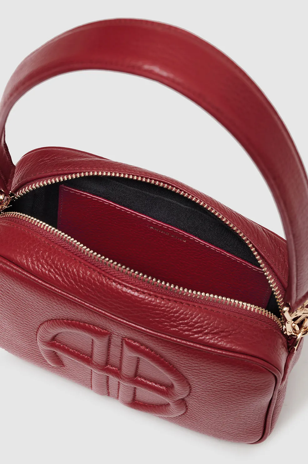 Lili Bag - Red Pebbled