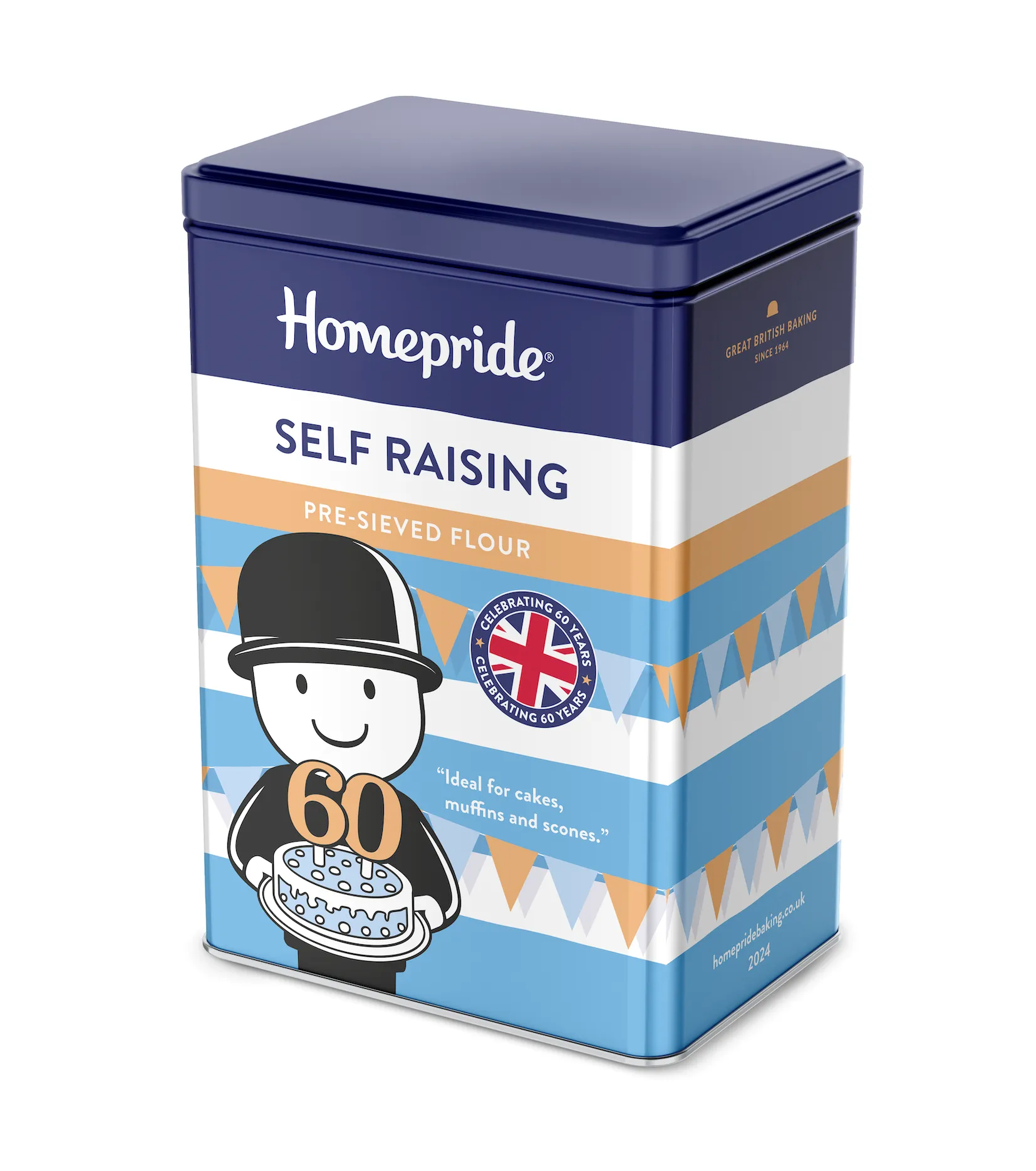 Limited Edition Anniversary Self Raising Flour Storage Tin (No Tokens)