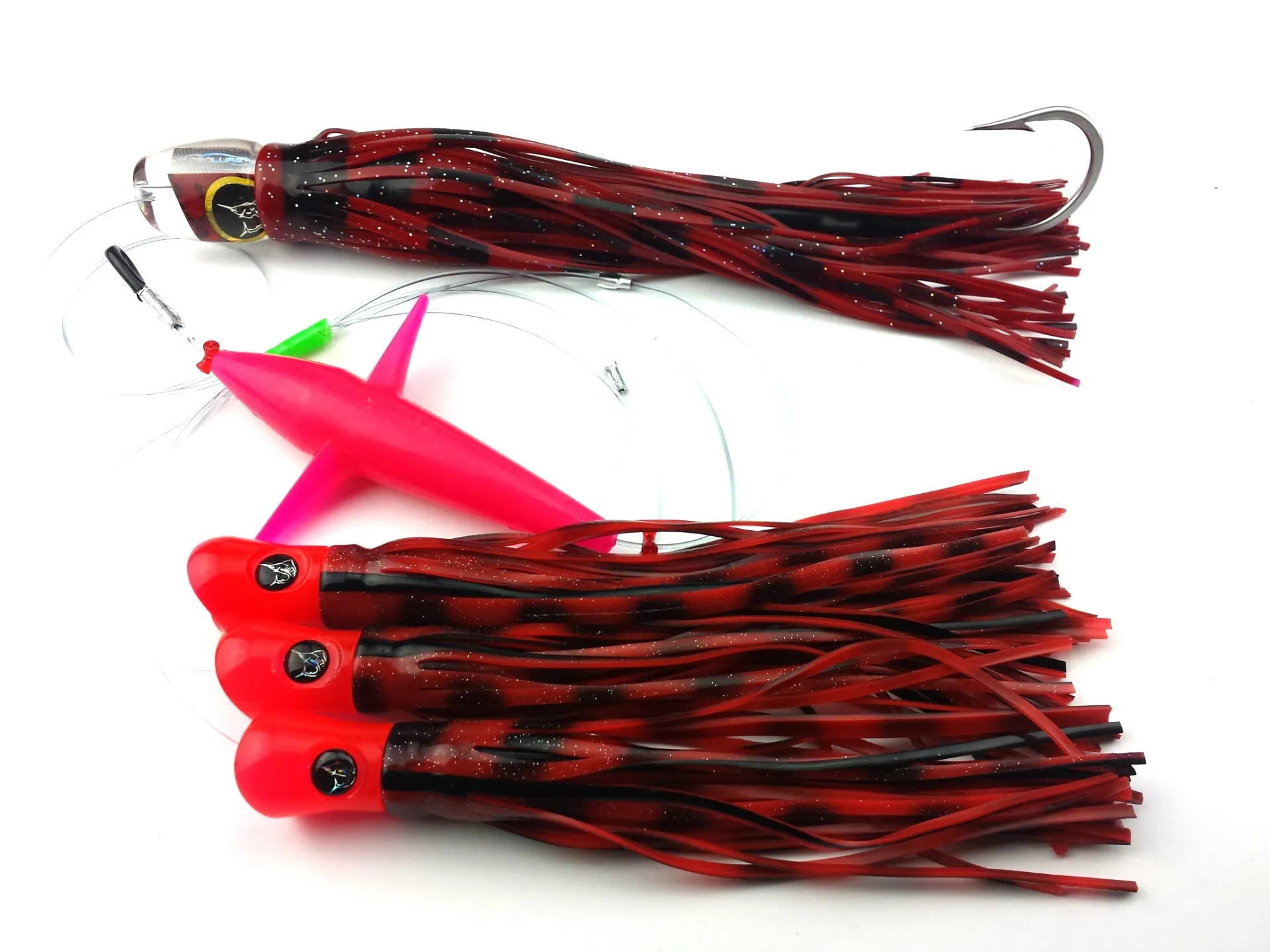 Lobo Lures #201 Red Devil Pelagic Magic Billfish Daisy Chain