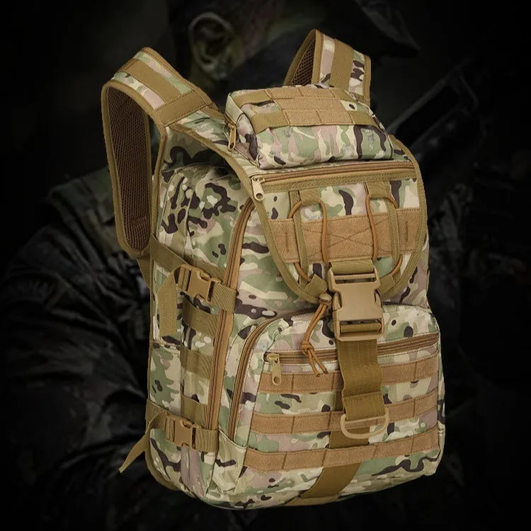 Man Cave Combat Bag Outdoor Backpack Camouflage Hiking BackPack