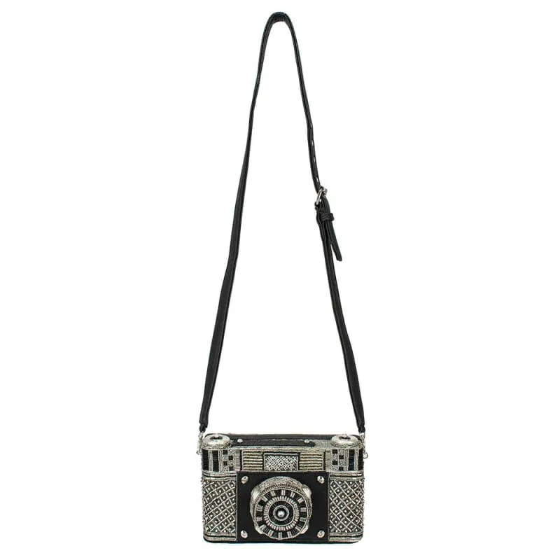 Mary Frances Camera Crossbody Handbag