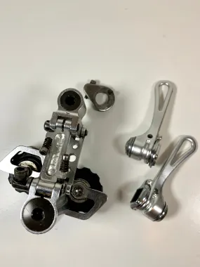 Mavic 801 rear derailleur first generation and Mavic 820 downtube shifters