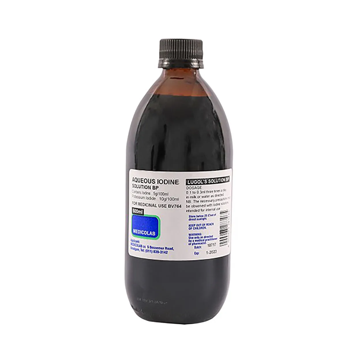 Medicolab Iodine Tinc 500ml