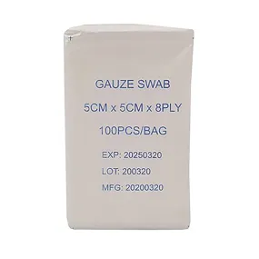 Medistar Gauze Swabs N S 5cm x 5cm 8 Ply 100 Pack