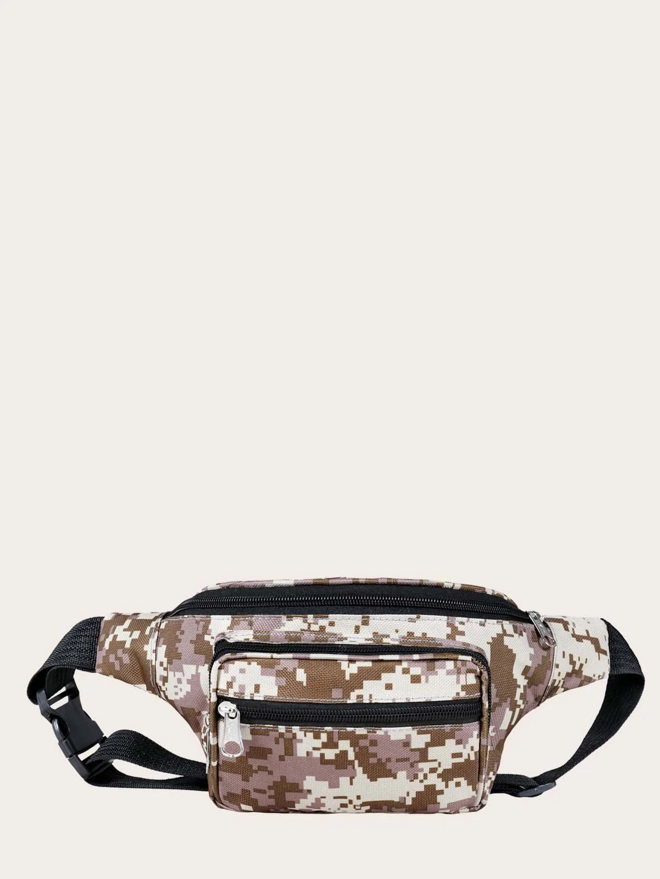 Mini Camo Graphic Pocket Front Fanny Pack