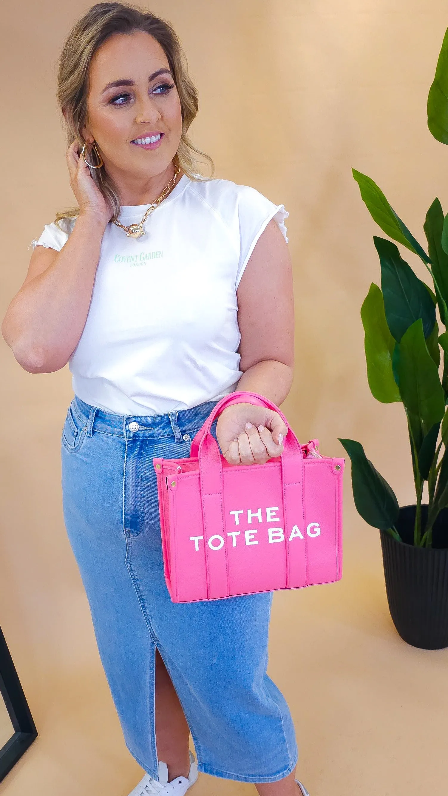 MJ Bag- Bright Pink