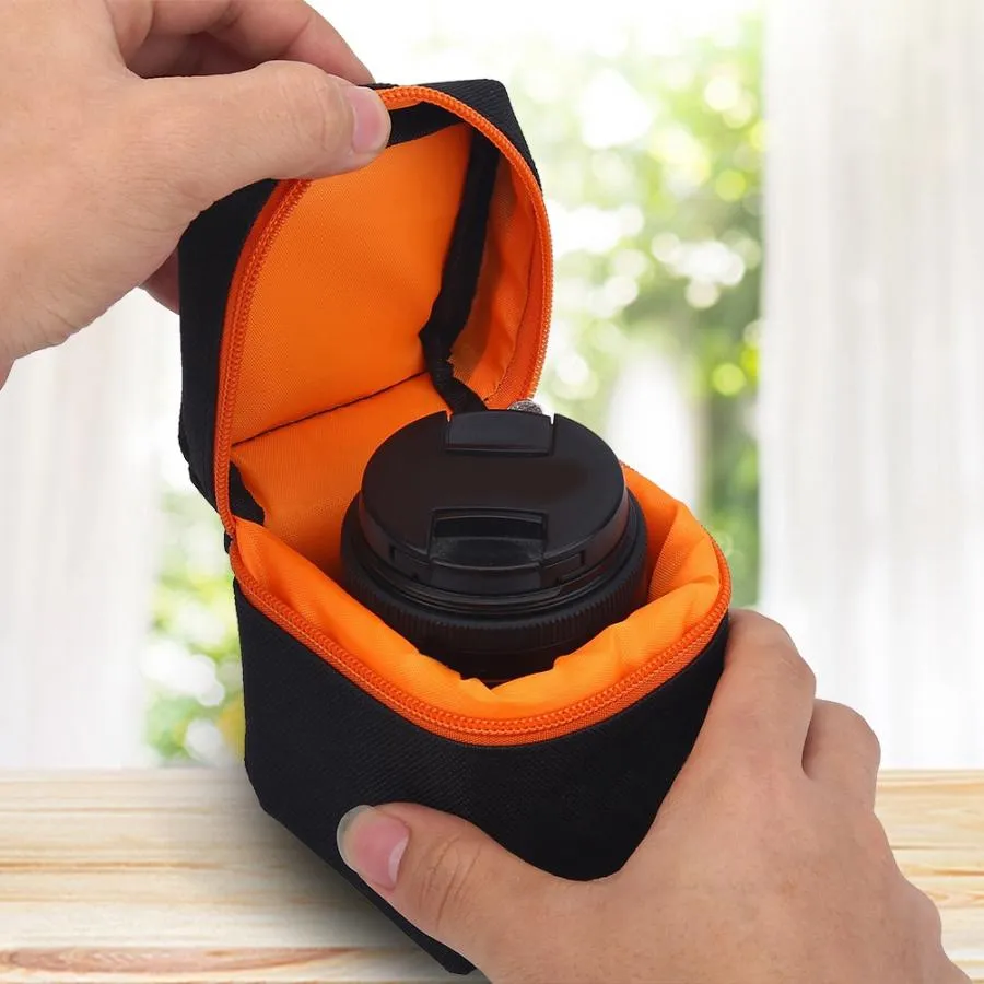 mochila dslr Padded Thick Camera Lens Bag Shockproof Protective Pouch Case for DSLR Camera o lens pouch 2023 NEW