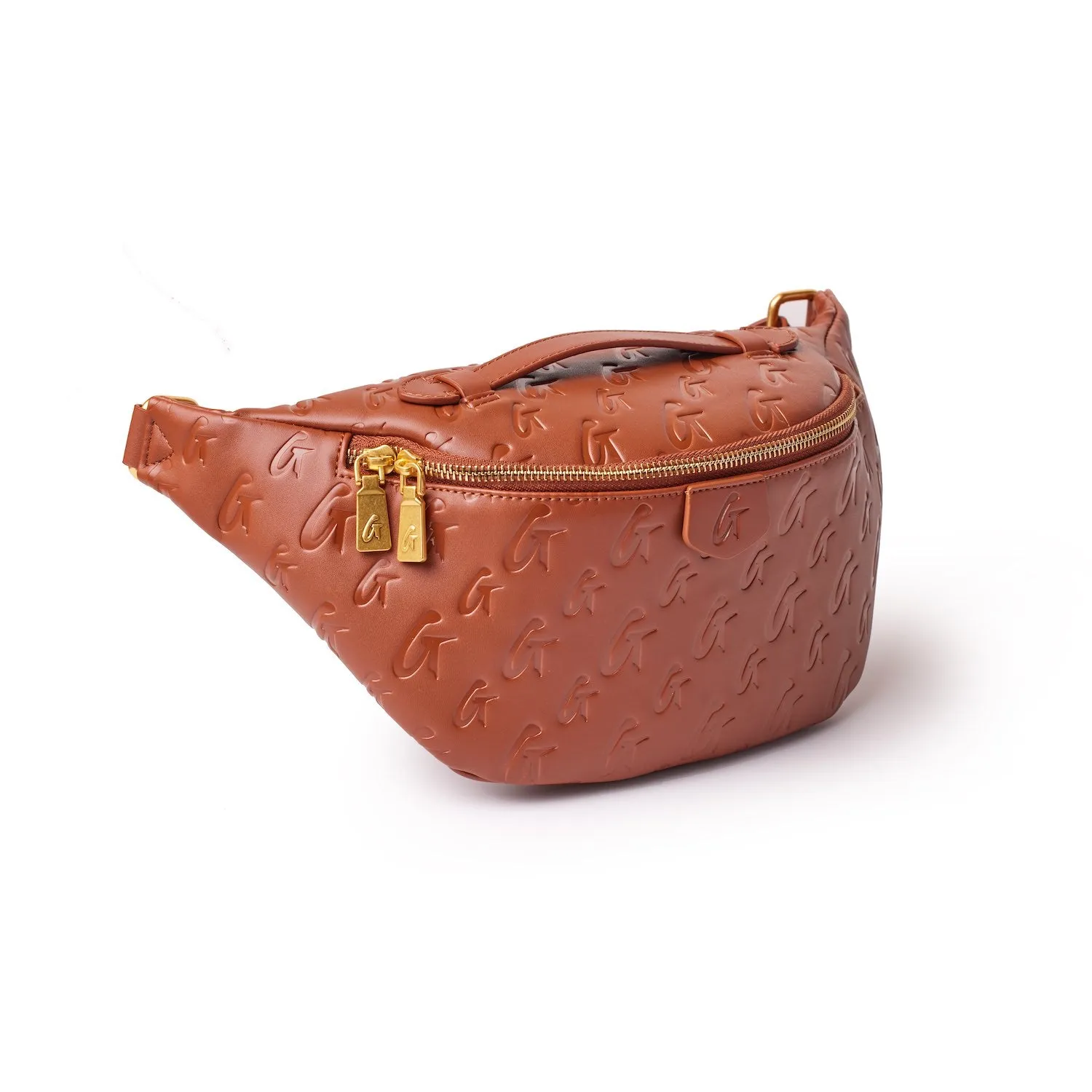 MONOGRAM FANNY PACK - BROWN