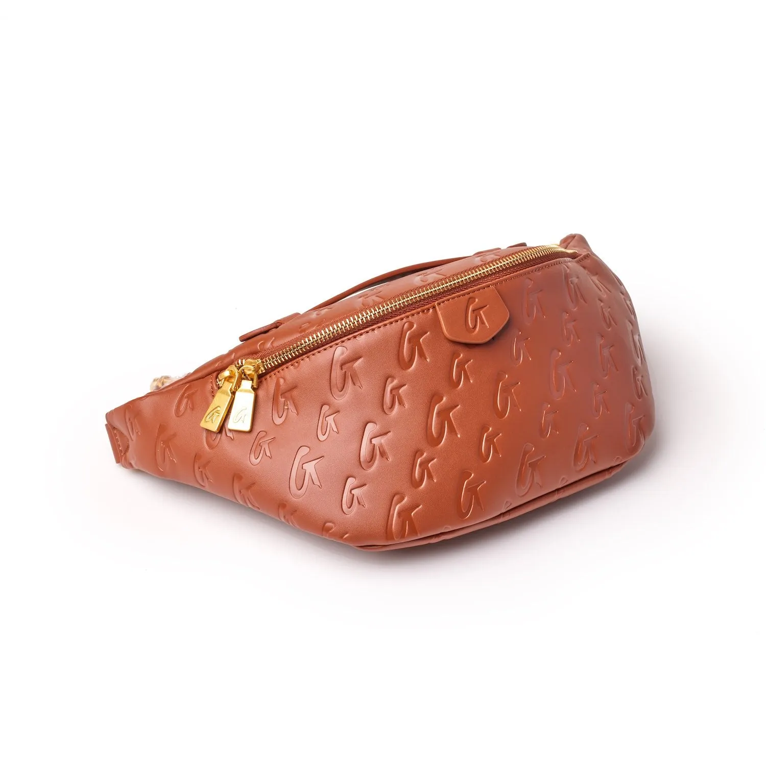 MONOGRAM FANNY PACK - BROWN