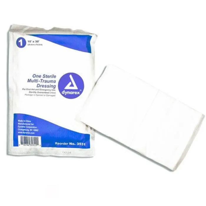 Multi-Trauma Gauze Dressing, Sterile 10" x 30"