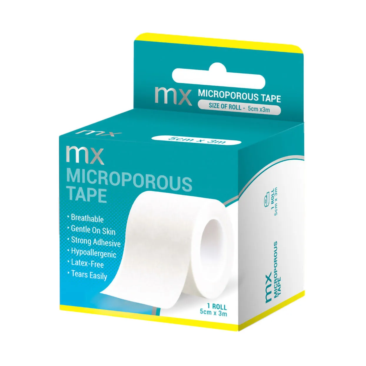 MX Health Microporous Tape 5cm x 3m