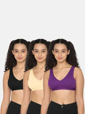 Naidu Hall Beginners-Bra Special Combo Pack - Teenage - C34