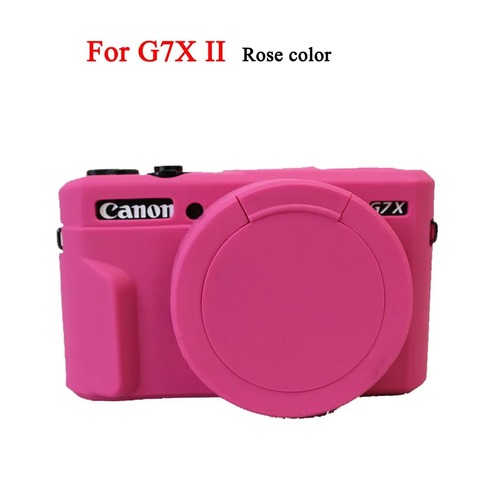 Nice Camera Video Bag For Canon G7XII G7X II G7X mark 3 G7X III G5X II Silicone Case Rubber Camera case Protective Cover Skin