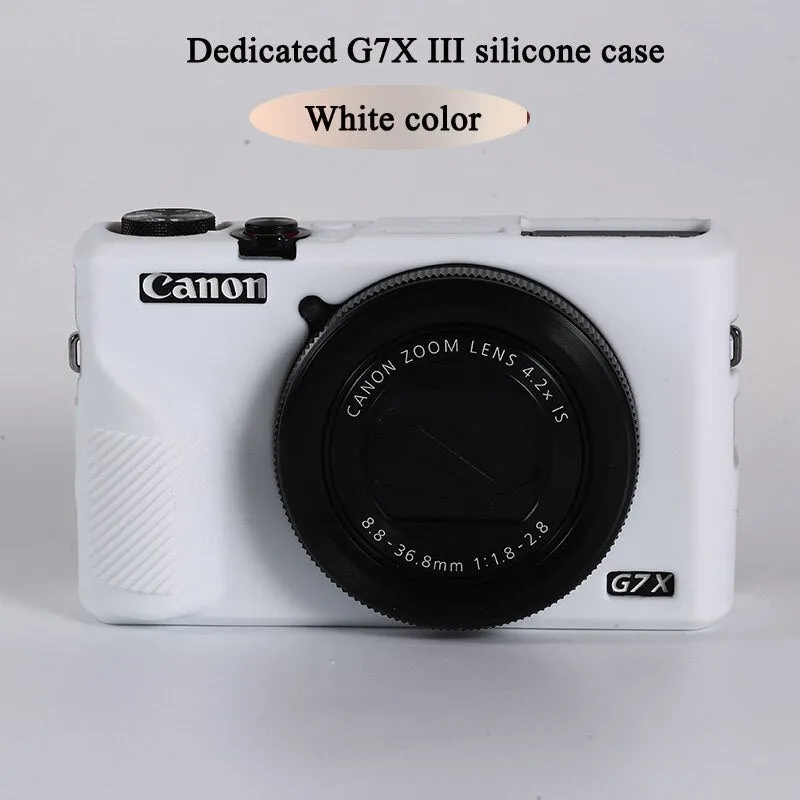 Nice Camera Video Bag For Canon G7XII G7X II G7X mark 3 G7X III G5X II Silicone Case Rubber Camera case Protective Cover Skin