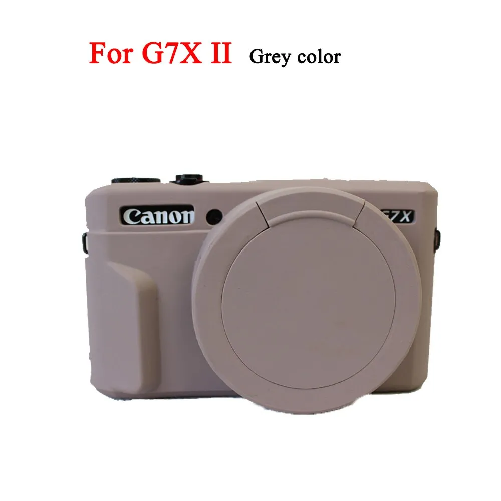 Nice Camera Video Bag For Canon G7XII G7X II G7X mark 3 G7X III G5X II Silicone Case Rubber Camera case Protective Cover Skin