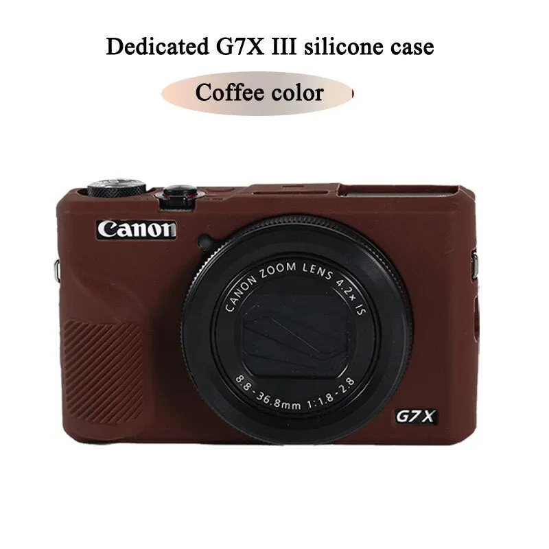 Nice Camera Video Bag For Canon G7XII G7X II G7X mark 3 G7X III G5X II Silicone Case Rubber Camera case Protective Cover Skin