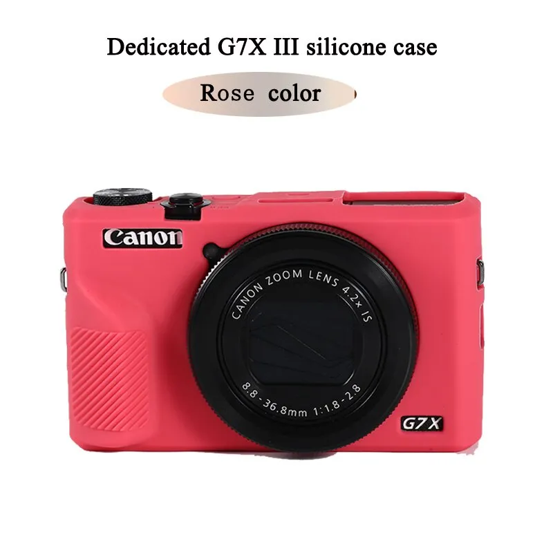 Nice Camera Video Bag For Canon G7XII G7X II G7X mark 3 G7X III G5X II Silicone Case Rubber Camera case Protective Cover Skin